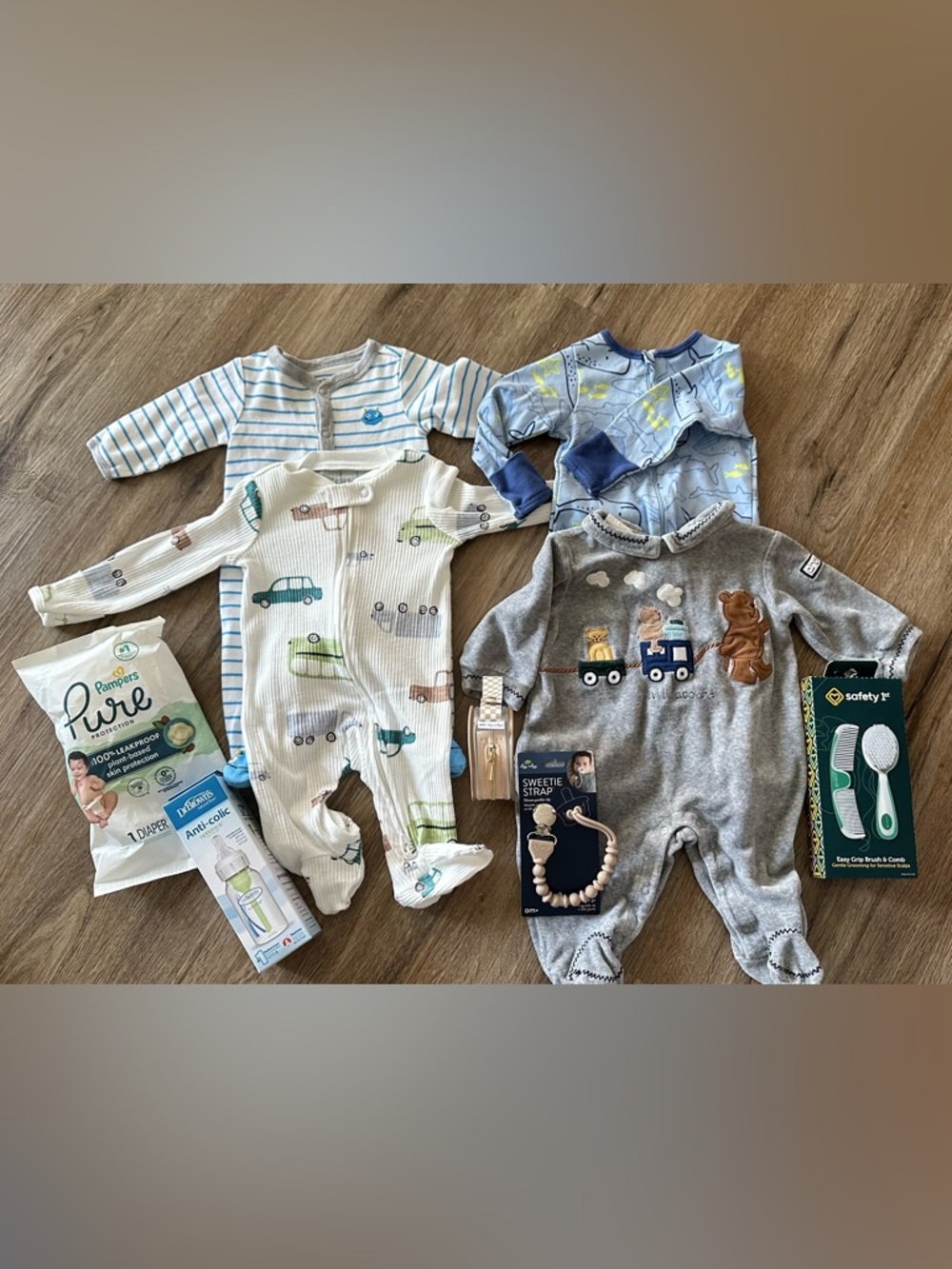 Mixed Baby One-Piece Bundle - vintage Prints | 9 items | SIZE 3-6months